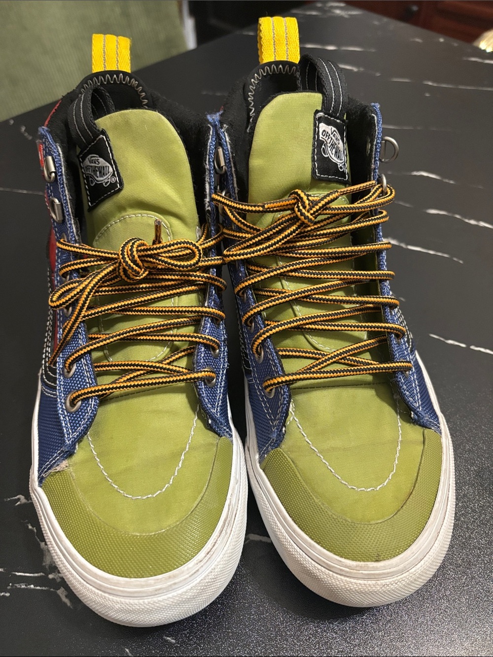 Vans High-Top SK8-Hi MTE 2.0 DX Sneakers in Green, Blue and Yellow